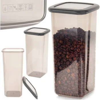 Dóza na potraviny Kuchyňská Dóza na sypké potraviny, kávu, cukr, sůl, těstoviny 1,6L