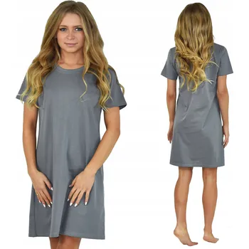 Dámská noční košile Noční košile Born2rest , krátký rukáv, nad kolena, velikost XL