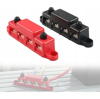 IP kamera 2X 300A ROZVODNÝ BLOK NAPÁJENÍ SBĚRNICE M8 SVORKOVNICE UZEMNĚNÍ BUSBAR M10