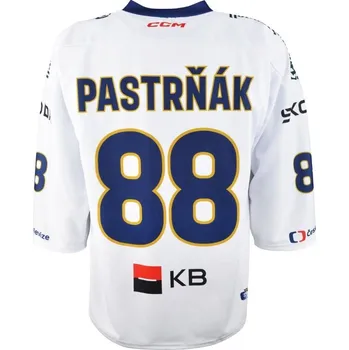 Pánská vesta Reprezentační dres CCM s reklamou bílý Pastrňák, Senior, bílá, L CCM