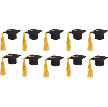 Party dekorace 10 ks Mini promoční čepičky na dort a dekorace | dekorace na dort, dortové ozdoby - E