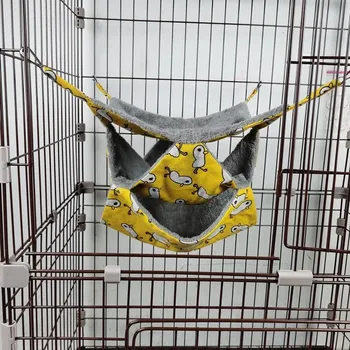 Pelíšek pro psa Teplý závěsný pelíšek pro malé mazlíčky | houpací síť, závěsný pelíšek - B tři vrstvy , M 35X35CM