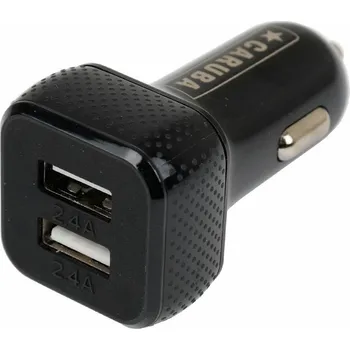 Caruba autonabíječka Duo USB Car Charger 4.8A black