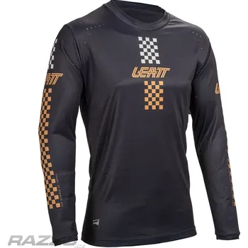 cyklistický dres Dres na kolo Leatt MTB Enduro 4.0 Jersey Black 2025 XXL