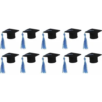 Party dekorace 10 ks Mini promoční čepičky na dort a dekorace | dekorace na dort, dortové ozdoby - D