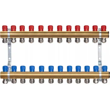 rozdělovač topení Rozdělovač BraxTherm pro 12 okruhů