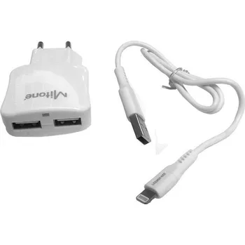 Mitone nabíječka Lightning Charger Dual white