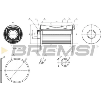 Palivový filtr Palivový filtr BREMSI FE0763