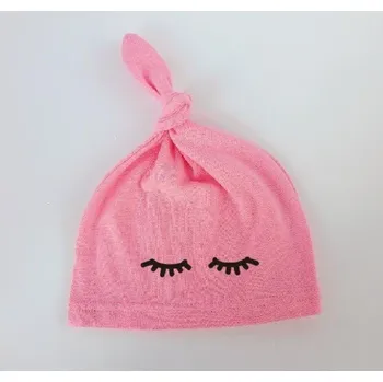 Čepice Dětská bavlněná čepice růžová