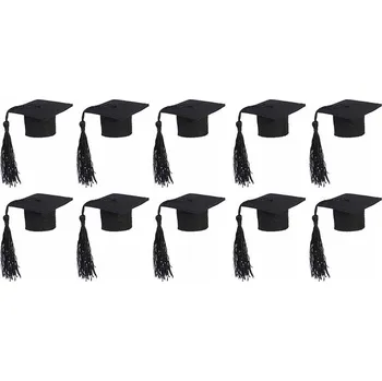 Party dekorace 10 ks Mini promoční čepičky na dort a dekorace | dekorace na dort, dortové ozdoby - F