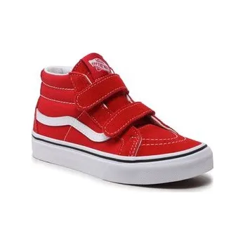 Pánská obuv Tenisky Vans Sk8-Mid Reissu VN00018TH1N1 Červená 33