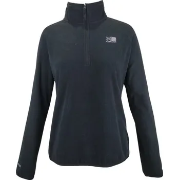 Dámská mikina Karrimor Micro quarter Zip Fleece Black 10 (38)