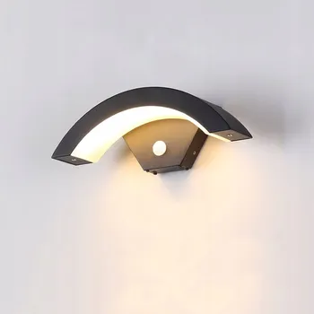 Venkovní osvětlení 18W Venkovní nástěnné svítidlo LED fasádní zahradní IP65 s pohybovým senzorem