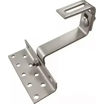 držák na solární panel Nastavitelný střešní hák 160mm pro solární panely, nerez, BEZ VRUTŮ