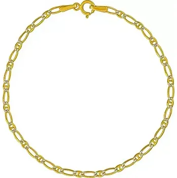 Náramek Zlatý náramek Figaro 2,2 mm - Y varianta 17 cm FNN1002BGY-17 cm