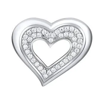 Šperk Stříbrný přívěsek srdce FWP6951