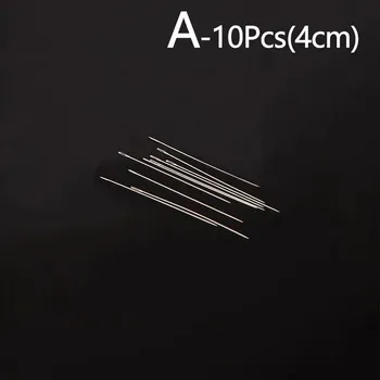 10 kusů dlouhé jemné jehly na ruční šití šperků | jehly na šití, ruční šití - A