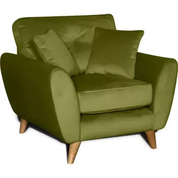 Křeslo Křeslo ISLA, zelená (velvet - GREEN)