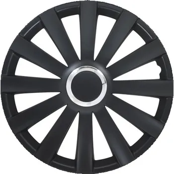 Poklice na kolo Poklice na Kola kryty kol černé 15" + chrom SADA