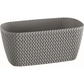 Truhlík Květináč truhlík 30cm SPLOFY CASE DSPC300-405U šedý plastový PROSPERPLAST