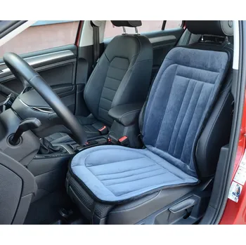 Autopotah Vyhřívaný potah do auta na 12V s plynulou regulací teploty šedá