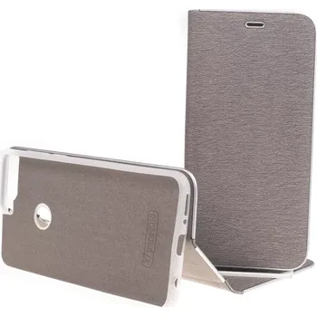 Pouzdro na mobilní telefon Pouzdro Vennus Book Huawei Y7 2018 / Y7 Prime 2018 Šedé