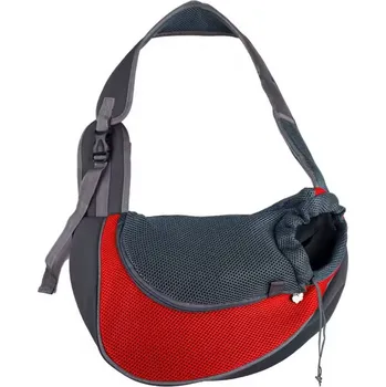 Taška pro psa a kočku Přenosná taška přes rameno pro malé psy a kočky Barva: Červená, Velikost: S