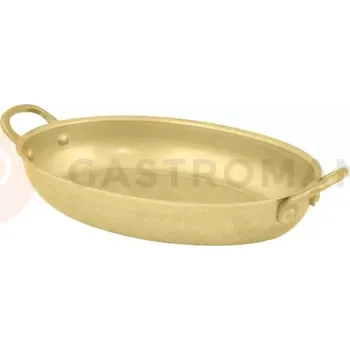 Servírovací stolek Oválná pánev s uchy, vintage gold, 500 ml, 185x135x32 mm | AMBITION, Charms