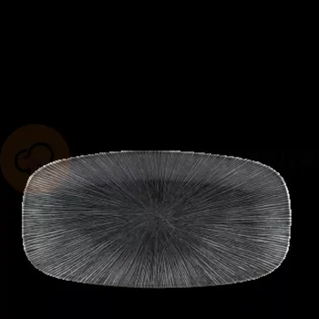 Talíř Obdélníkový talíř 153x298 mm | CHURCHILL, Studio Prints Agano Black