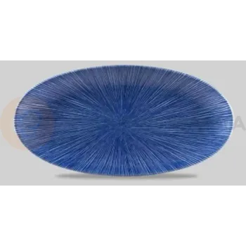 Oválný talíř 150x299 mm | CHURCHILL, Studio Prints Agano Blue