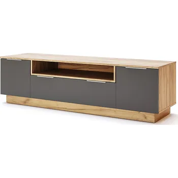 Televizní stolek TV stolek 1,8 m Lava / dub kraft Luna