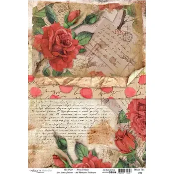 Umělecký papír Rýžový papír A4 - 1182 - Cadence (Milostný dopis)