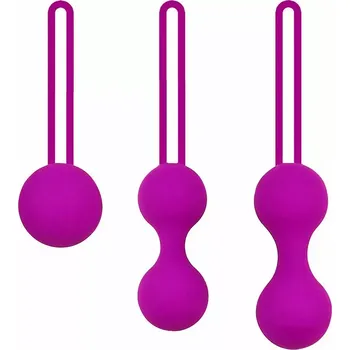 Sada fialových Venušiných kuliček