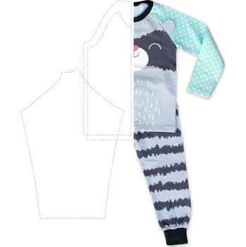 Chlapecké pyžamo PDF střih / Dětské pyžamo / 80 - 110