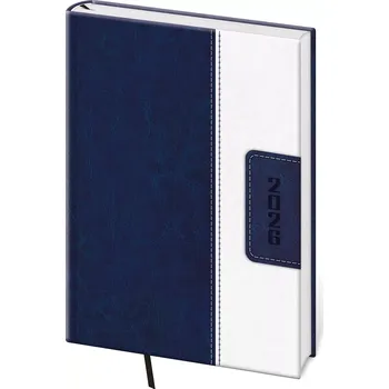 Diář Týdenní diář A5 Classic modro/bílý