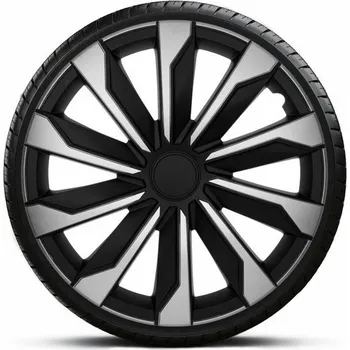 Poklice na kolo Poklice na kola kryty kol černá stříbrná R 16 sada 4 kusy Typhon