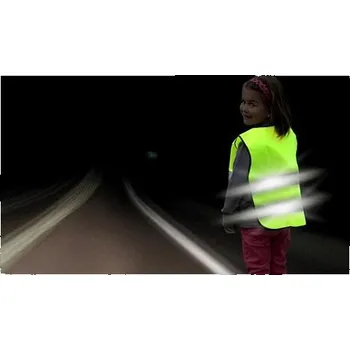 Moto vesta Výstražná vesta reflexní žlutá pro děti 4 - 15 let dle ČSNEN471