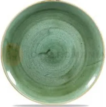 Talíř Talíř coupe 217x217 mm | CHURCHILL, Stonecast Samphire Green