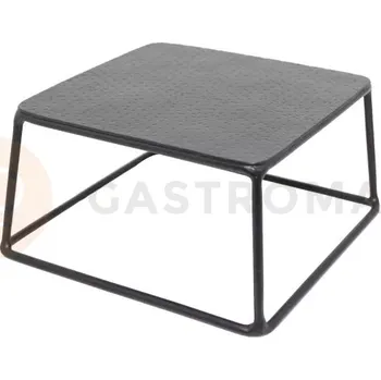 Servírovací stolek Čtvercový bufetový podstavec, matná černá, 200x130 mm | AMBITION, Charms