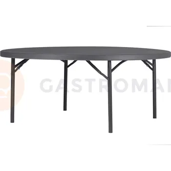 kempingová skříňka Kulatý cateringový stůl 1800x740 mm | ZOWN, Planet 180