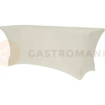 kempingová skříňka Elastický ubrus na cateringový stůl ecru 740x760x1800 mm | OLKA, XL 180