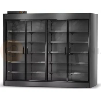 Chladicí regál s prosklenými křídlovými dveřmi bez agregátu 2580x1000x2210 mm | RAPA, RCh-GT S remote