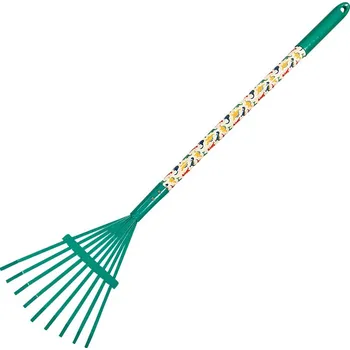 Hrábě Hrábě dětské 73,5cm GR0146B s násadou zelené Floraland