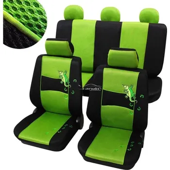 Potah sedadla Univerzální autopotahy černo zelené na celé auto