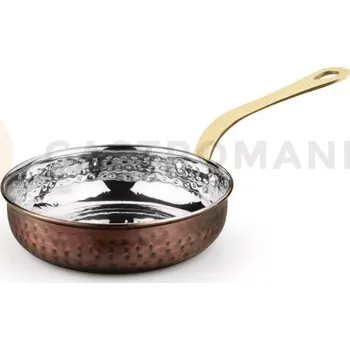 Servírovací stolek Pánev s rukojetí, kovaná staroměď, 600 ml, 155x40 mm | AMBITION, Charms