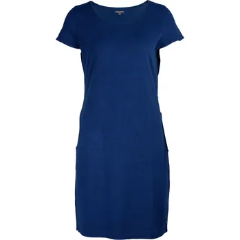 Dámské šaty MARINE - dámské žerzejové šaty z bavlny, tm.modrá XS