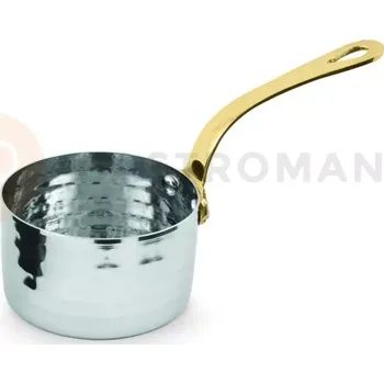 Servírovací stolek Mini kastrůlek s rukojetí, tepaná ocel, 140 ml, 70x37 mm | AMBITION, Charms
