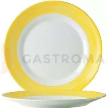 Servírovací stolek Plytký talíř 195 mm | ARCOROC, Brush Yellow