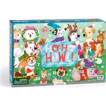 Mudpuppy Puzzle - Předvánoční odpočítávání - sada 12 ks