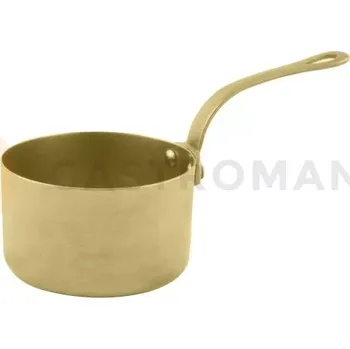 Servírovací stolek Mini kastrůlek s rukojetí, zlatý vintage, 140 ml, 70x37 mm | AMBITION, Charms